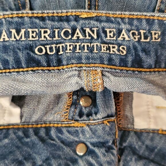 American Eagle Outfitters tomgirl distressed jeans size 0 - Picture 9 of 10